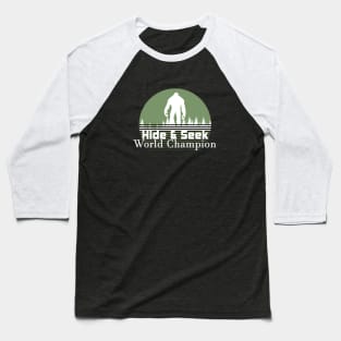 Hide & Seek Bigfoot Baseball T-Shirt